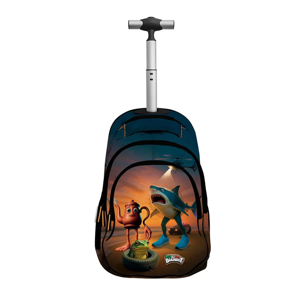Graffiti Τσάντα Trolley Δημοτικού Team Brainrot