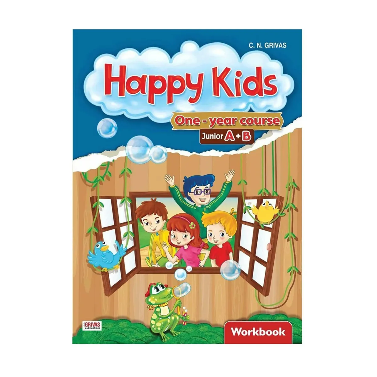 Grivas Publications Happy Kids Junior A & B Workbook & Words & Grammar