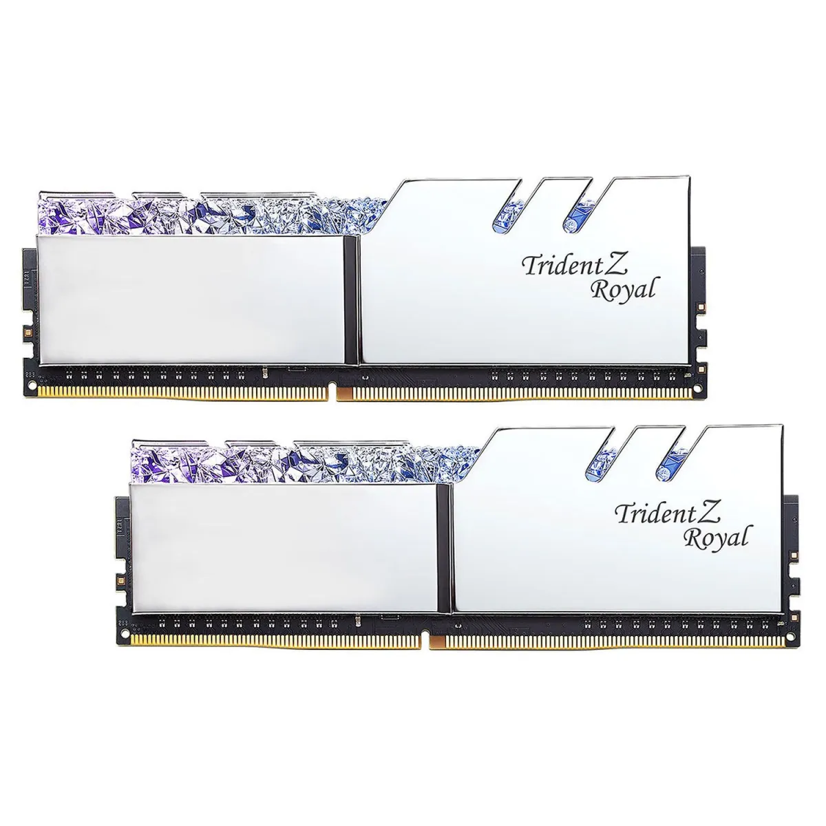G.Skill Desktop RAM Trident Z Royal Silver 32GB Kit 3000 MHz DDR4