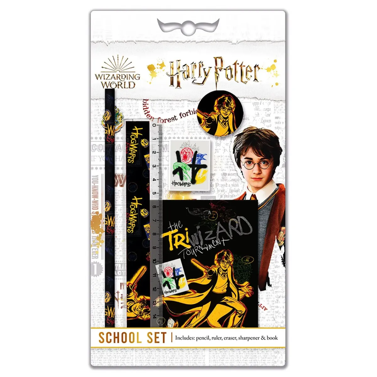 Harry Potter Γραφική Ύλη Wizard 5τεμ.