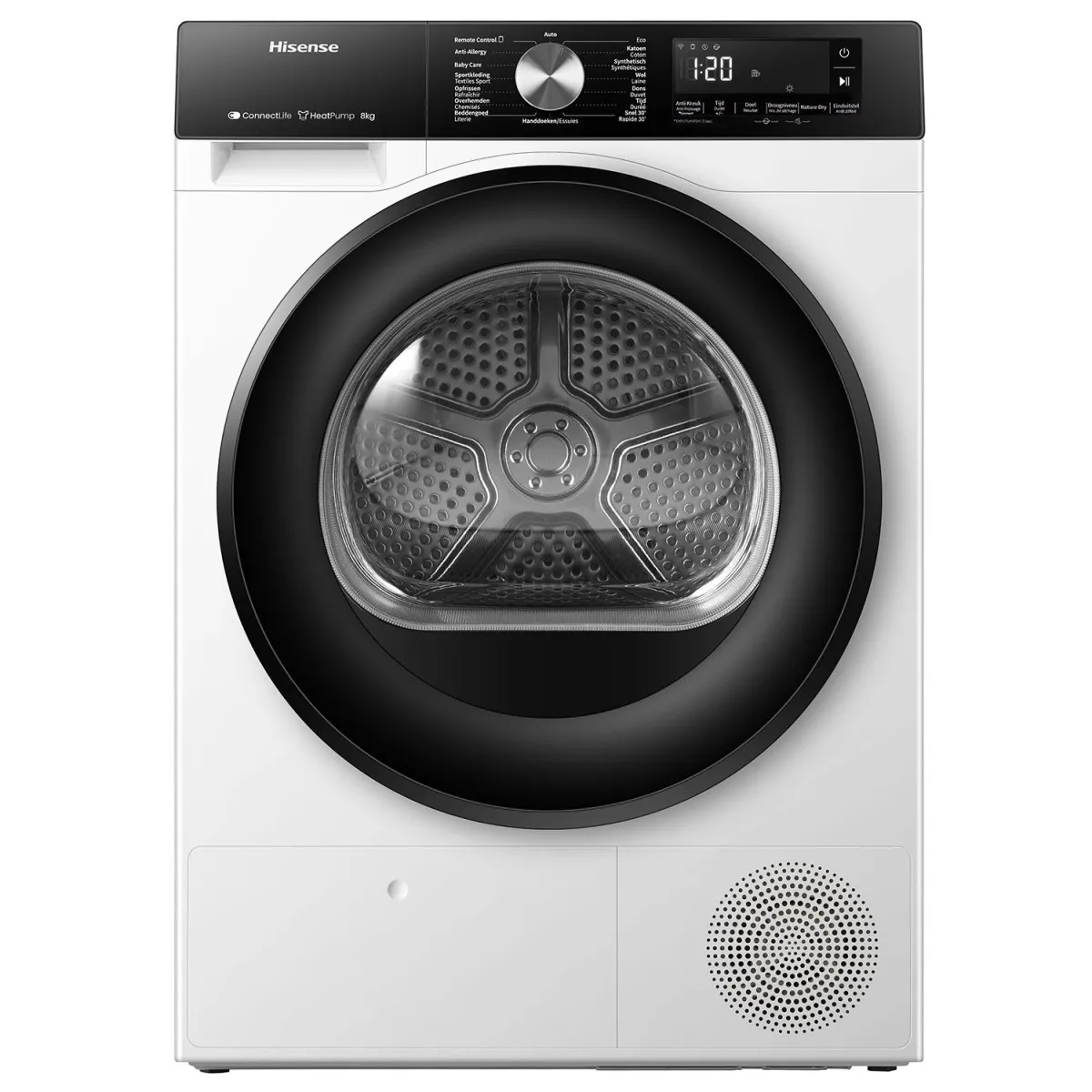 Hisense DH3S802BW2 Στεγνωτήριο 8,00 kg