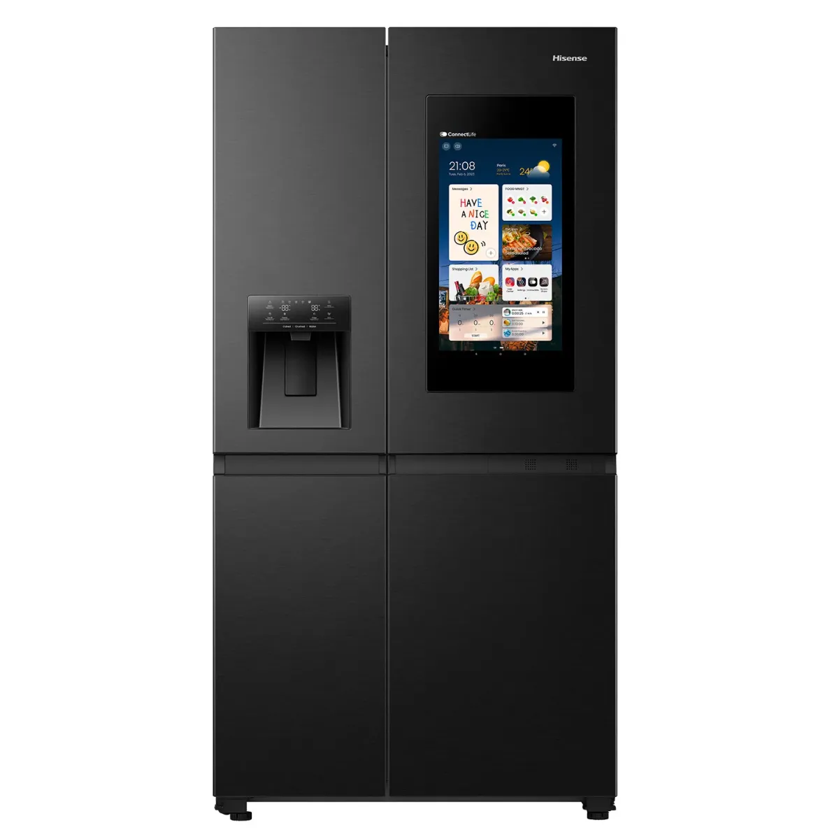 Hisense RS9P628GPFE Ντουλάπα Black