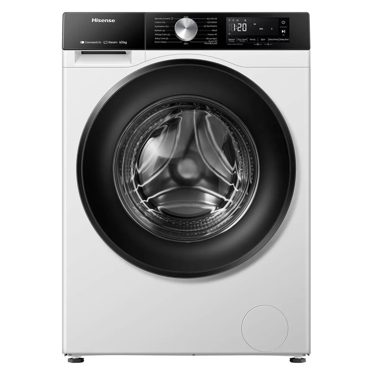 Hisense WD3S8043BW3 Πλυντήριο-Στεγνωτήριο 8,00 kg / 5 kg