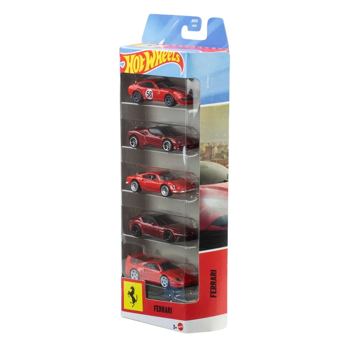 Hot Wheels Αυτοκινητάκια Ferrari - Σετ  5