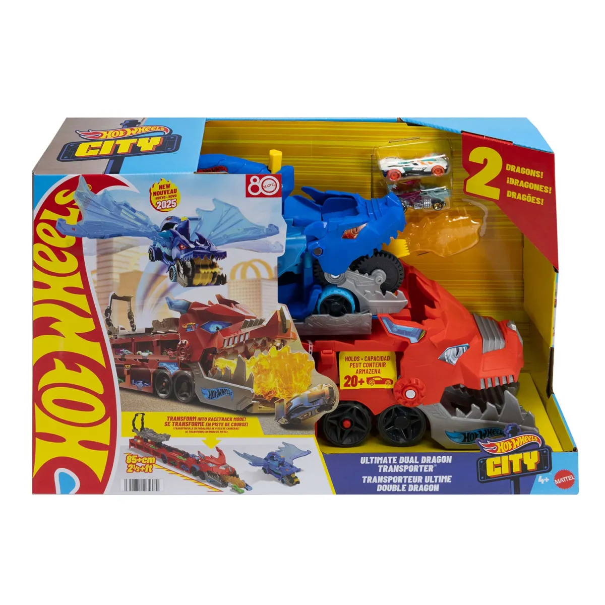 Hot Wheels Hw City - Απόλυτη Νταλίκα με Διπλό Δράκο