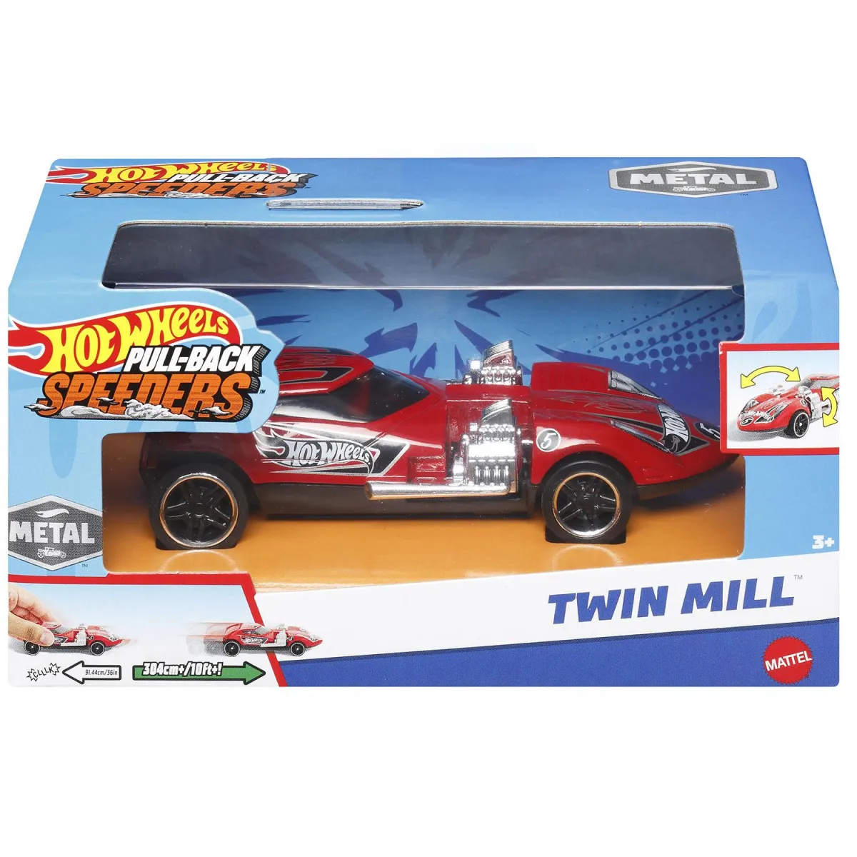 Hot Wheels Αυτοκινητάκια Pull Back