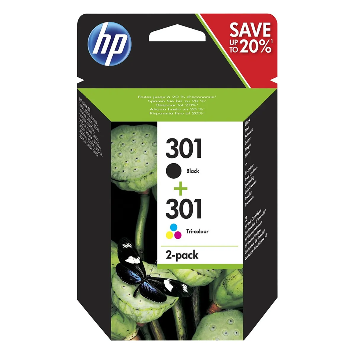 Μελάνι HP 301 (BK-CL) Multipack