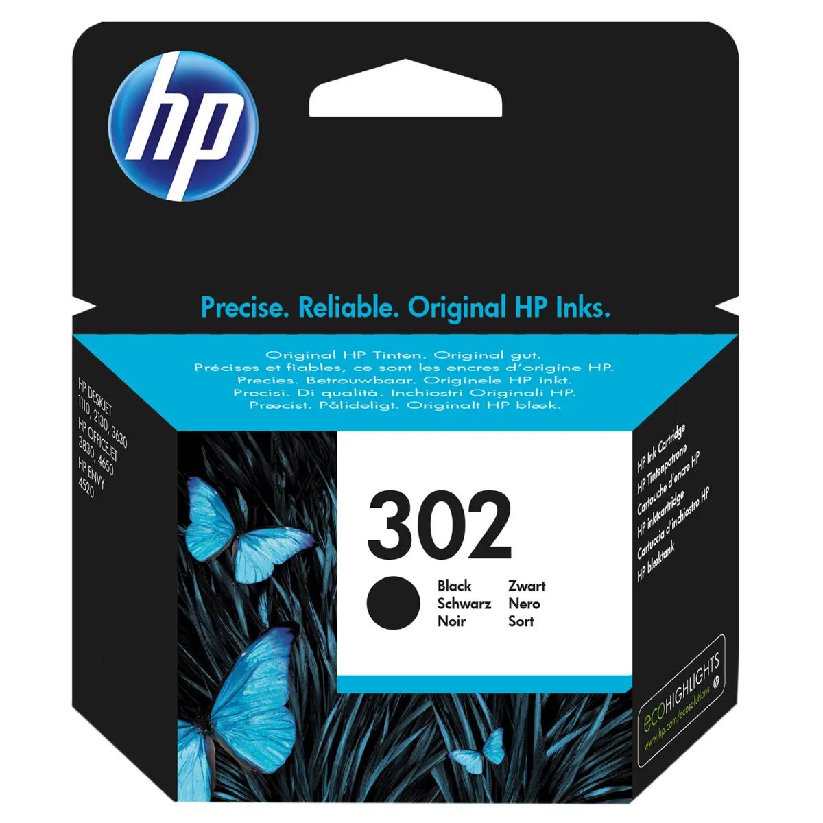 Μελάνι HP 302 Black