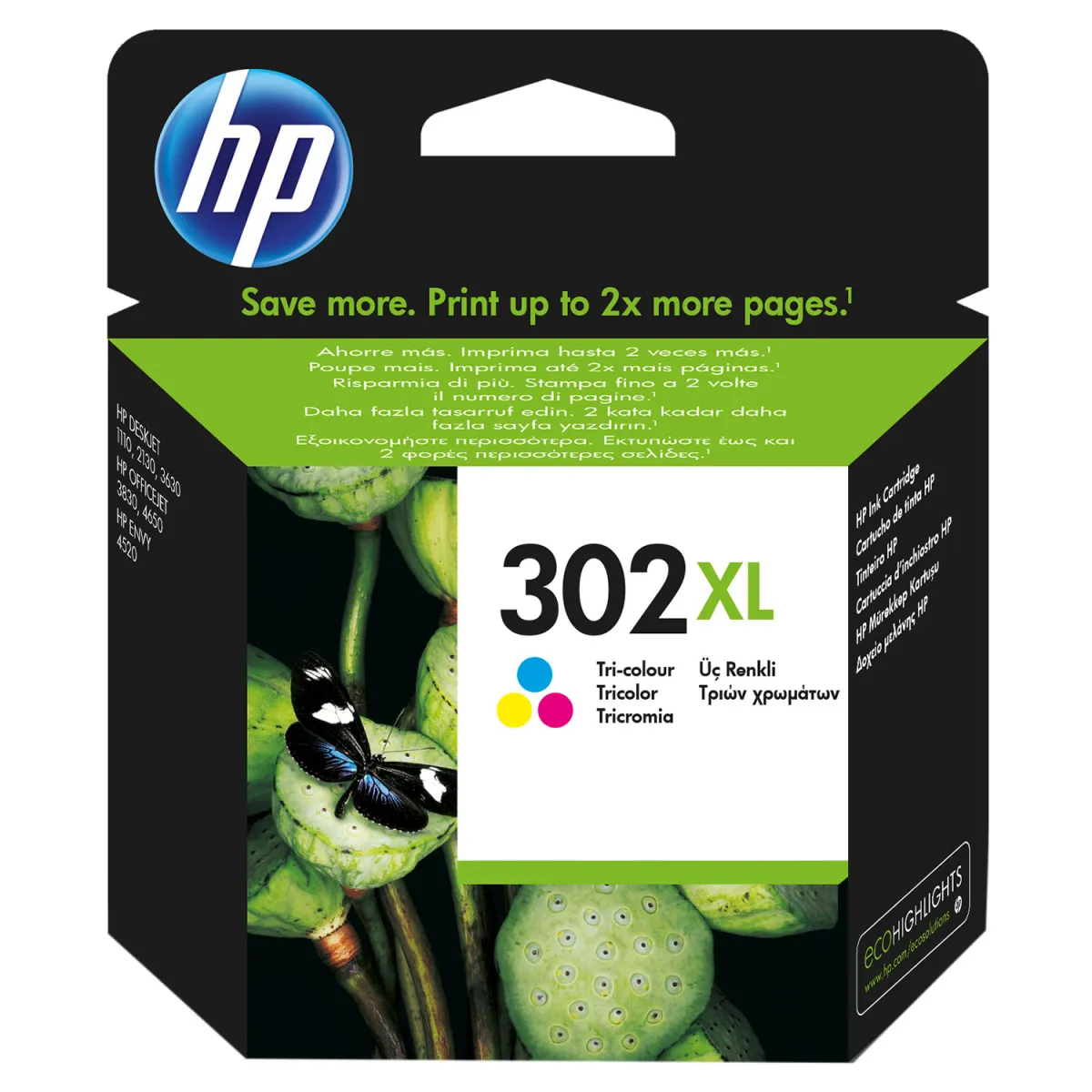 Μελάνι HP 302XL Colour