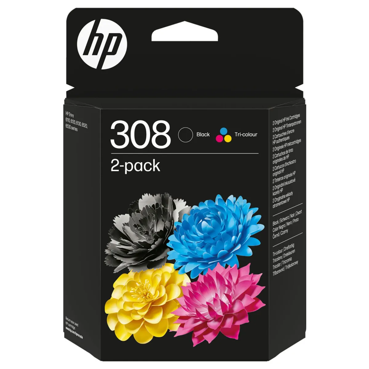 Μελάνι HP 308 (BK-CL) Multipack