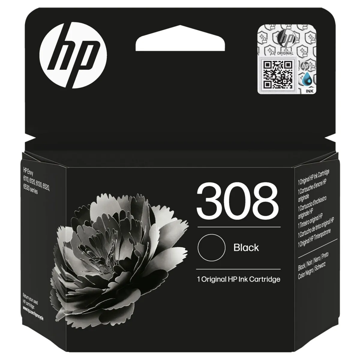 Μελάνι HP 308 Black