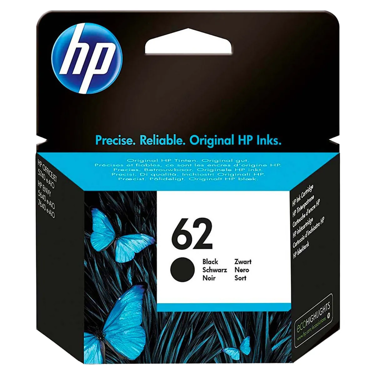 Μελάνι HP 62 Black