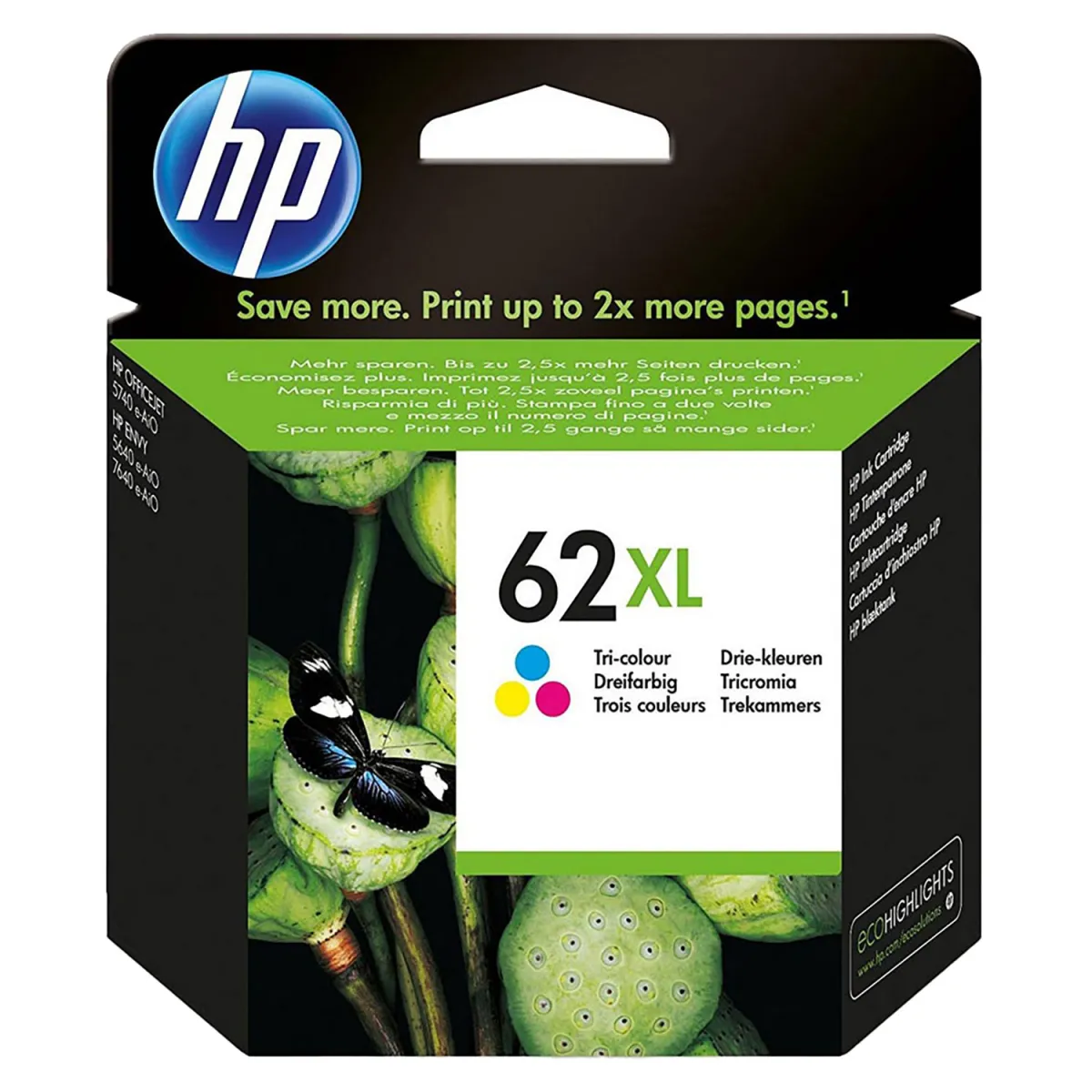 Μελάνι HP 62XL Color