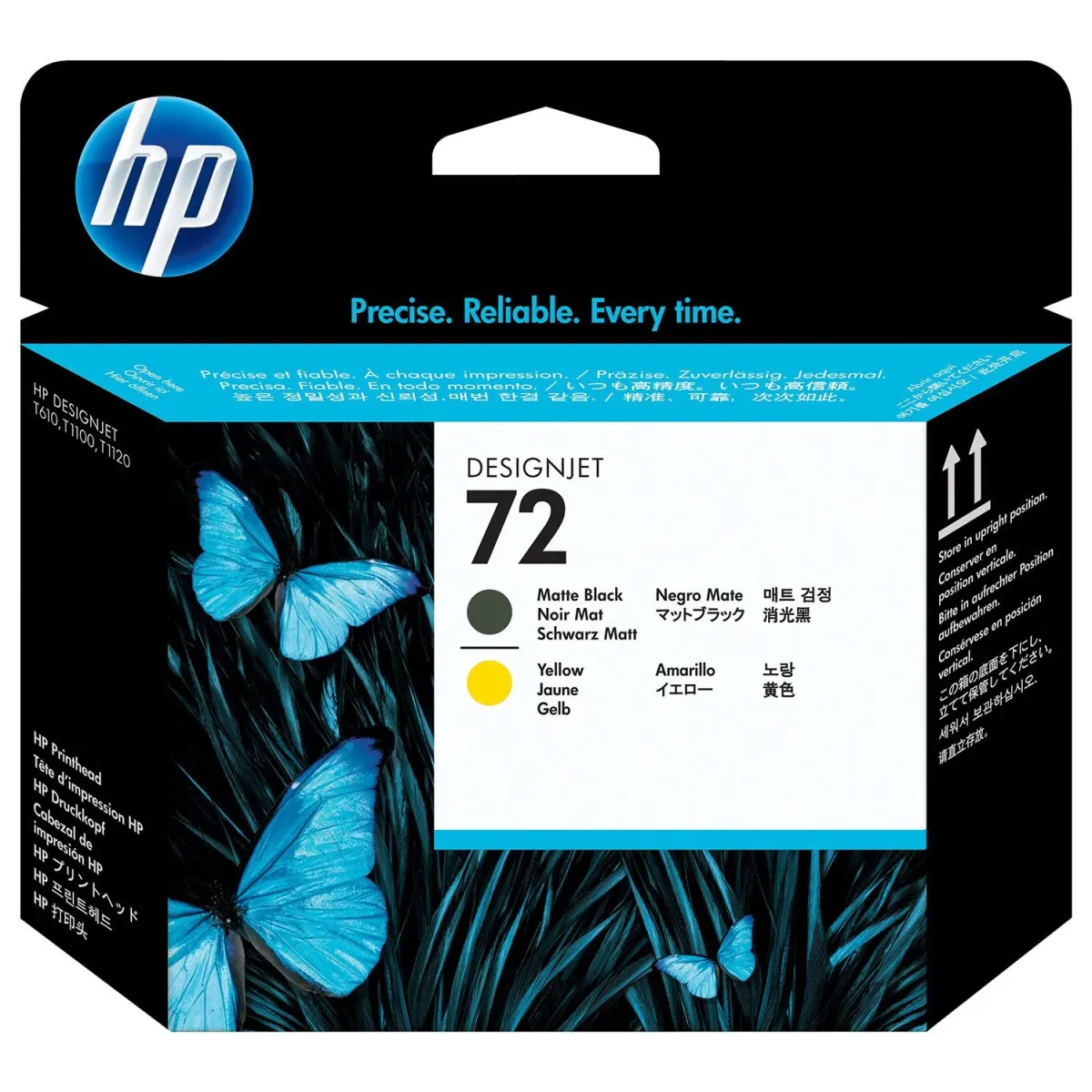 Κεφαλή HP 72 Matte Black/Yellow