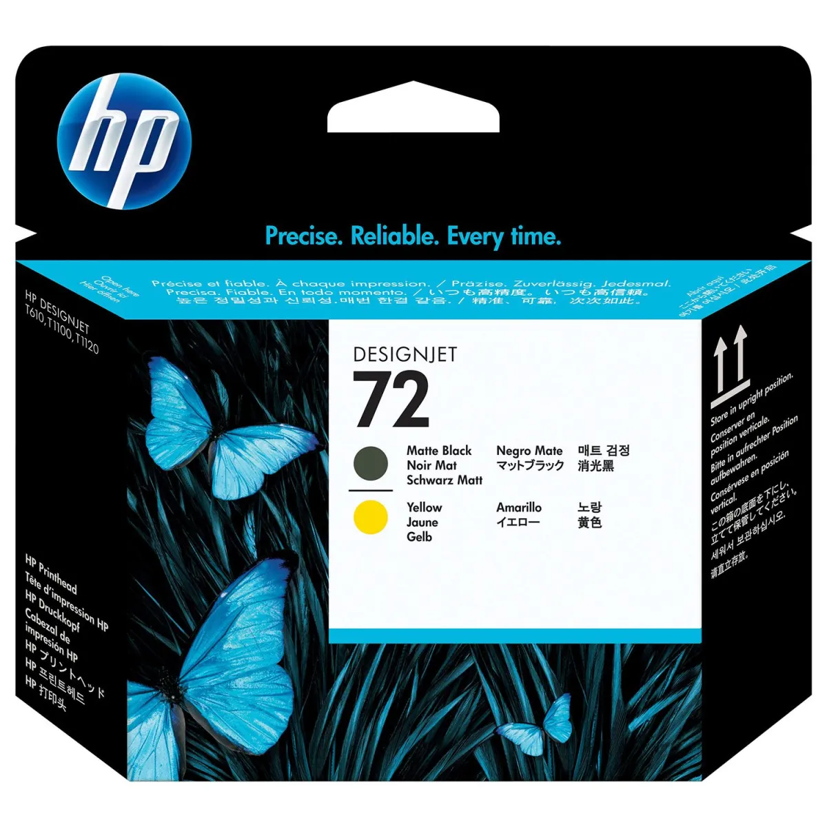 Κεφαλή HP 72 Matte Black/Yellow