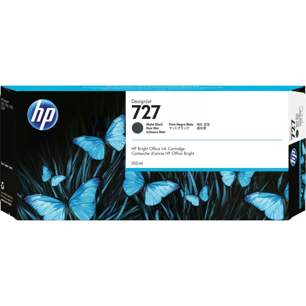 Μελάνι HP 727 Matte Black