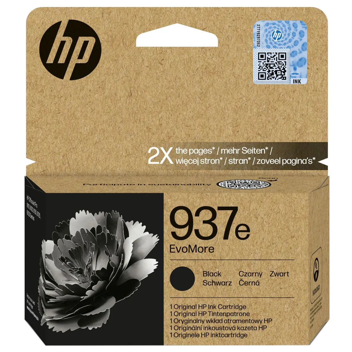 Μελάνι HP 937e EvoMore Black