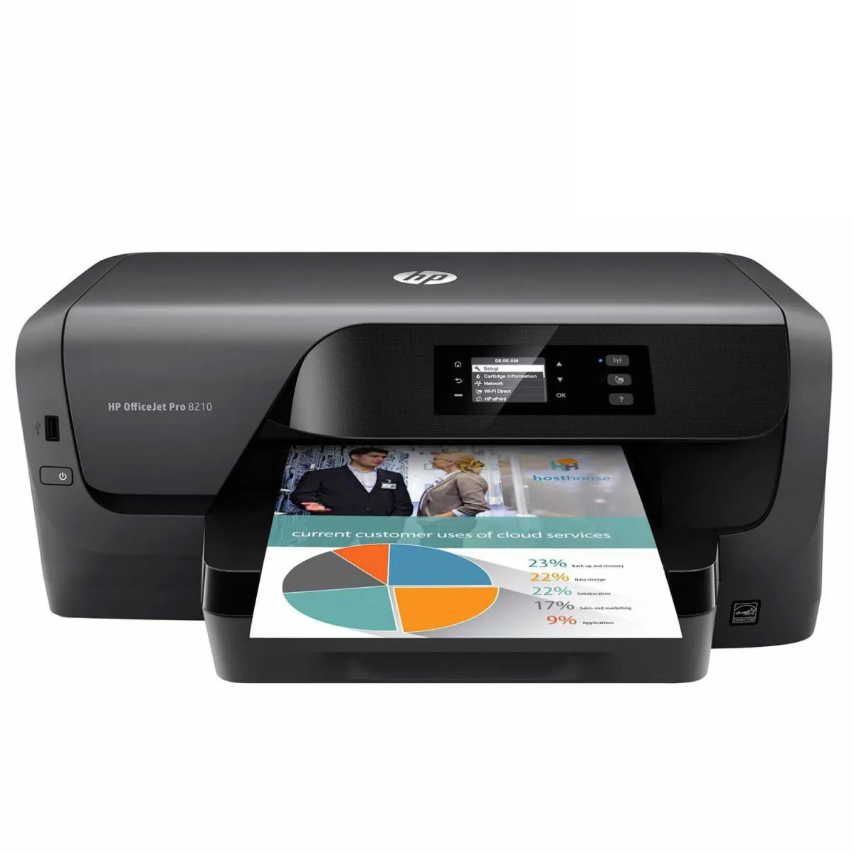 HP Officejet Pro 8210 Instant Ink Ready Εκτυπωτής Inkjet