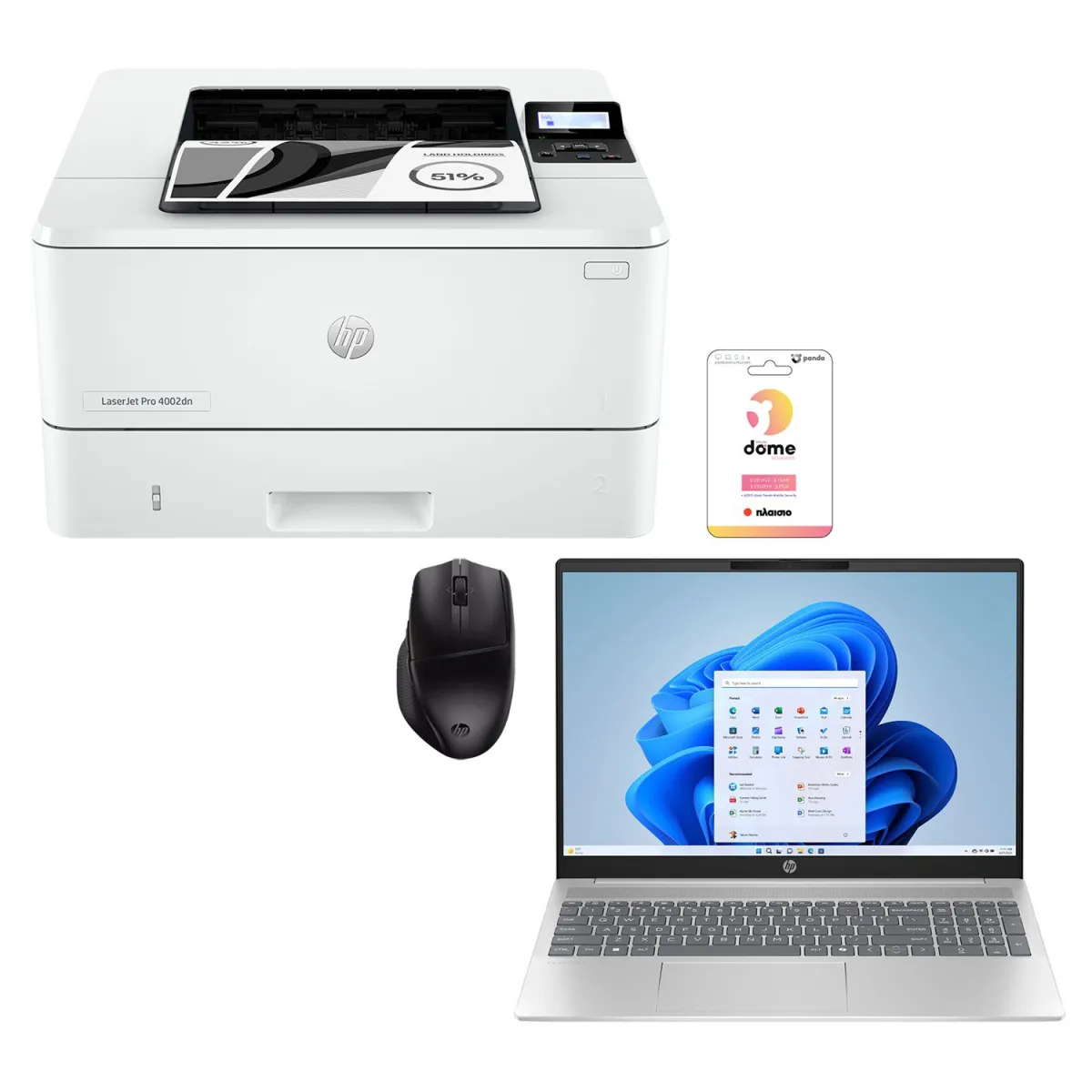 HP Pavilion 16-ag0001nv Full Bundle Laptop 16" IPS (Ryzen 7 8840U/16 GB/512 GB/Radeon Graphics/Windows 11 Home)
