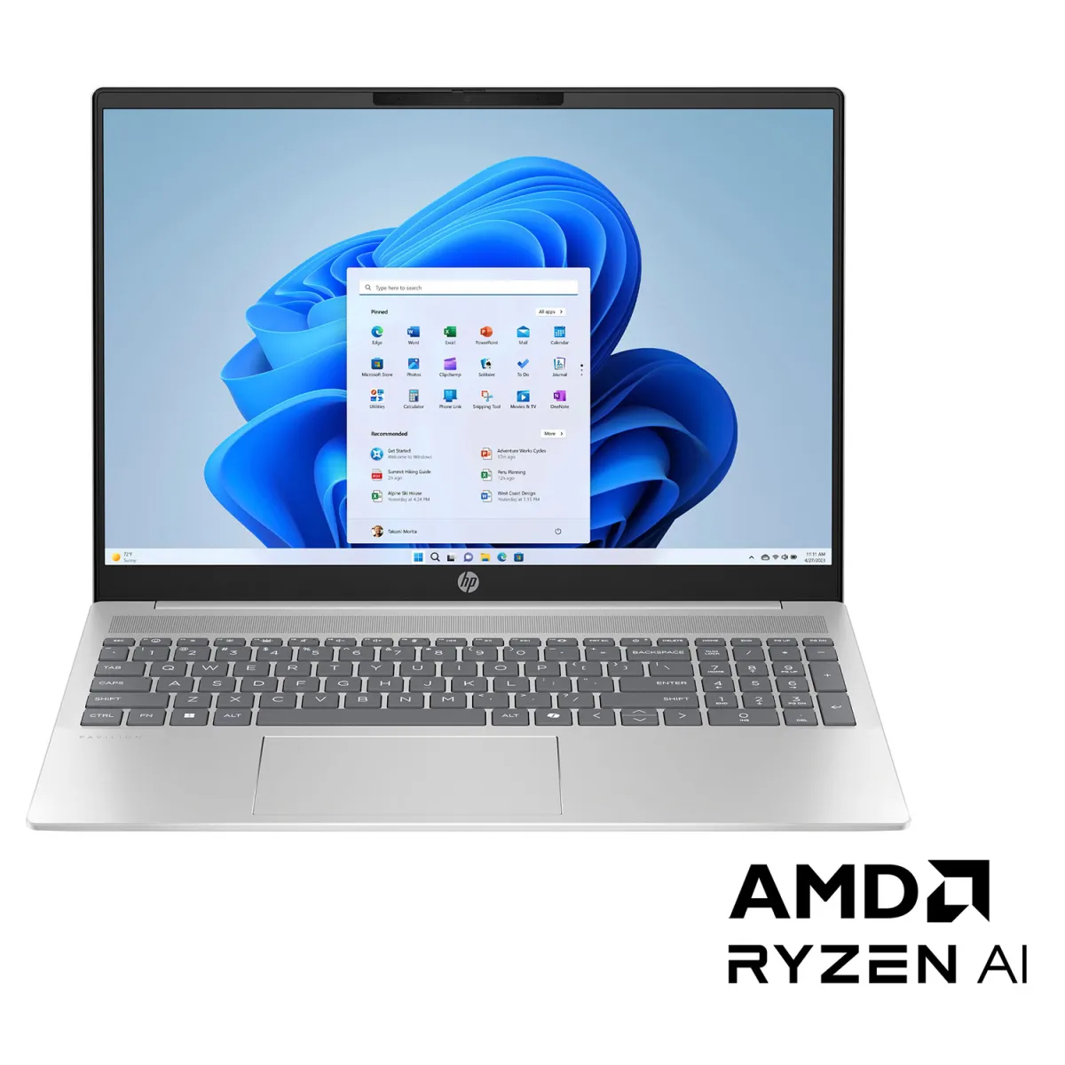 HP Pavilion Absolute 16-ag0001nv Laptop 16" IPS (Ryzen 7 8840U/16 GB/512 GB/Radeon Graphics/Windows 11 Home)