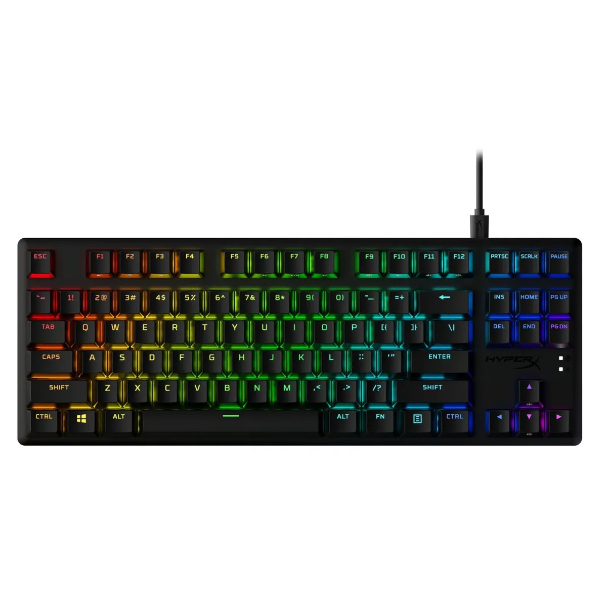 HyperX Πληκτρολόγιο Alloy Origins Core PBT Aqua Switch Ενσύρματο