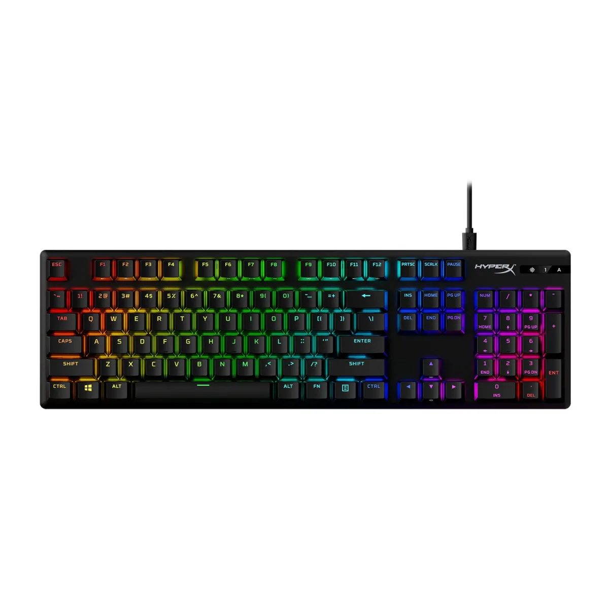 HyperX Gaming Κeyboard Alloy Origins PBT Aqua US
