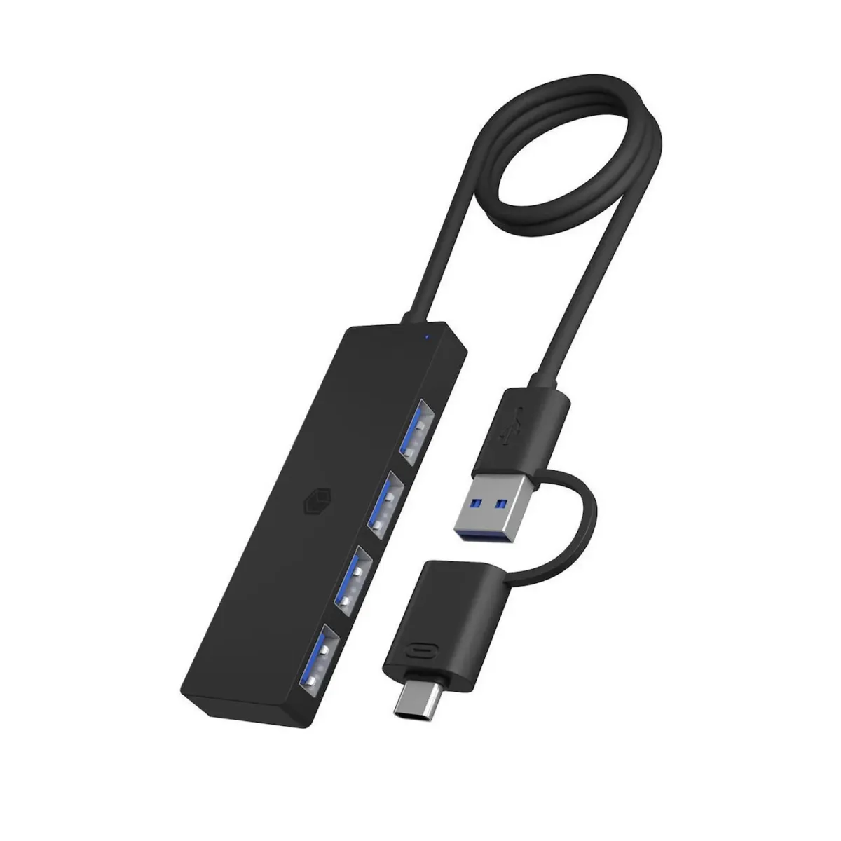 ICY BOX 4-PORT HUB DUAL CON USB/TYPE-C 3