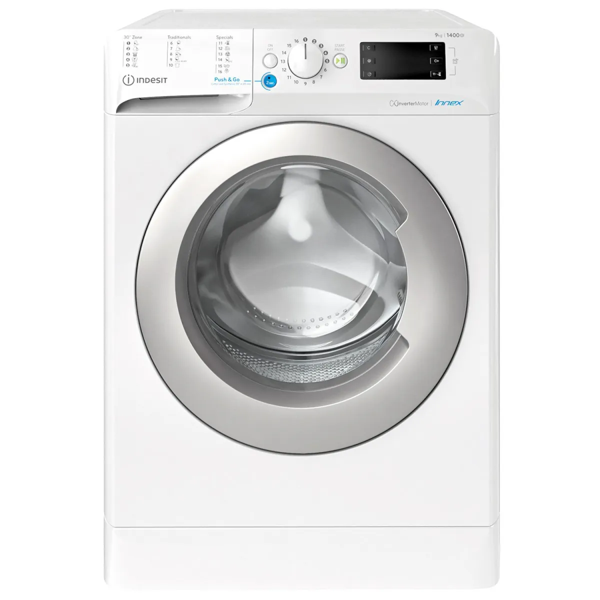 Indesit BWE 91496X WSV EE Πλυντήριο Ρούχων 9,00 kg