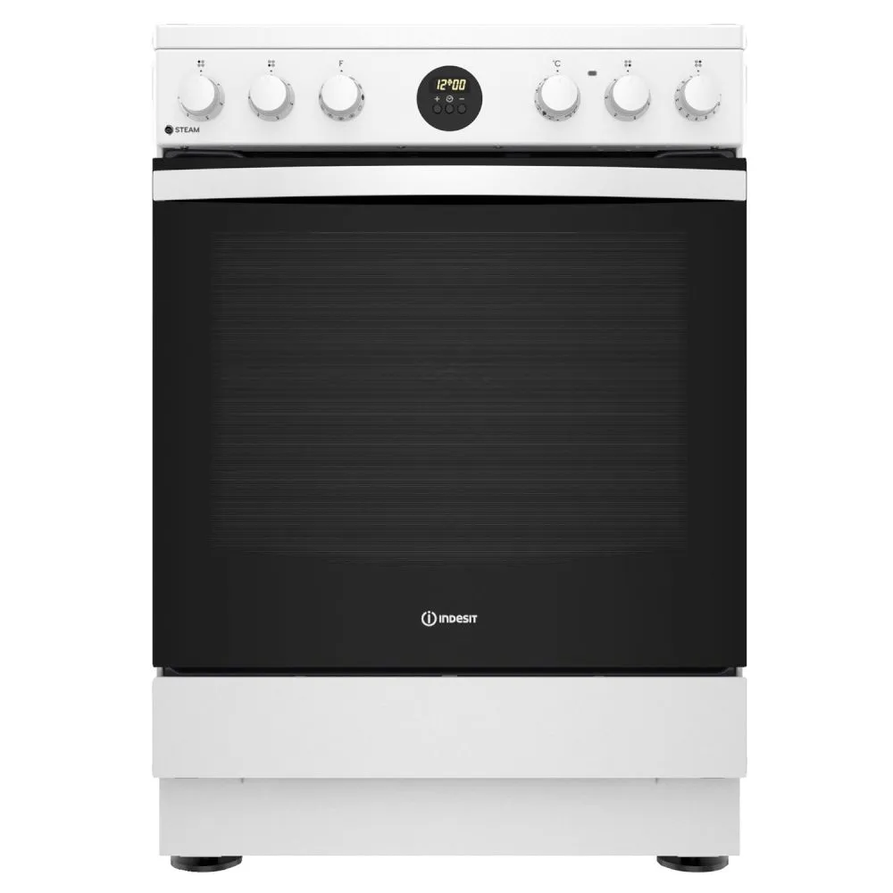 Indesit IS67V8CHW/E Κουζίνα Κεραμική