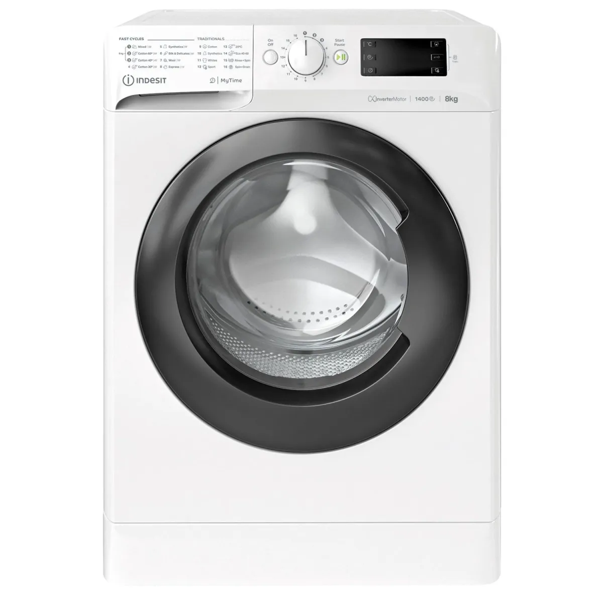 Indesit MTWE 81495 WK EE Πλυντήριο Ρούχων 8,00 kg