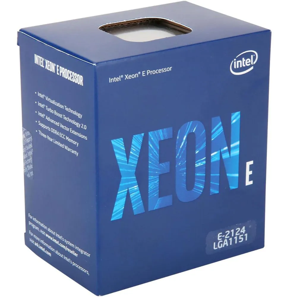 Intel Cpu Server Xeon E-2136