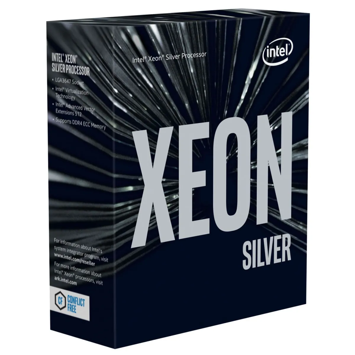 Intel CPU Xeon Silver 4208 (3647/2.1 GHz/11 MB)