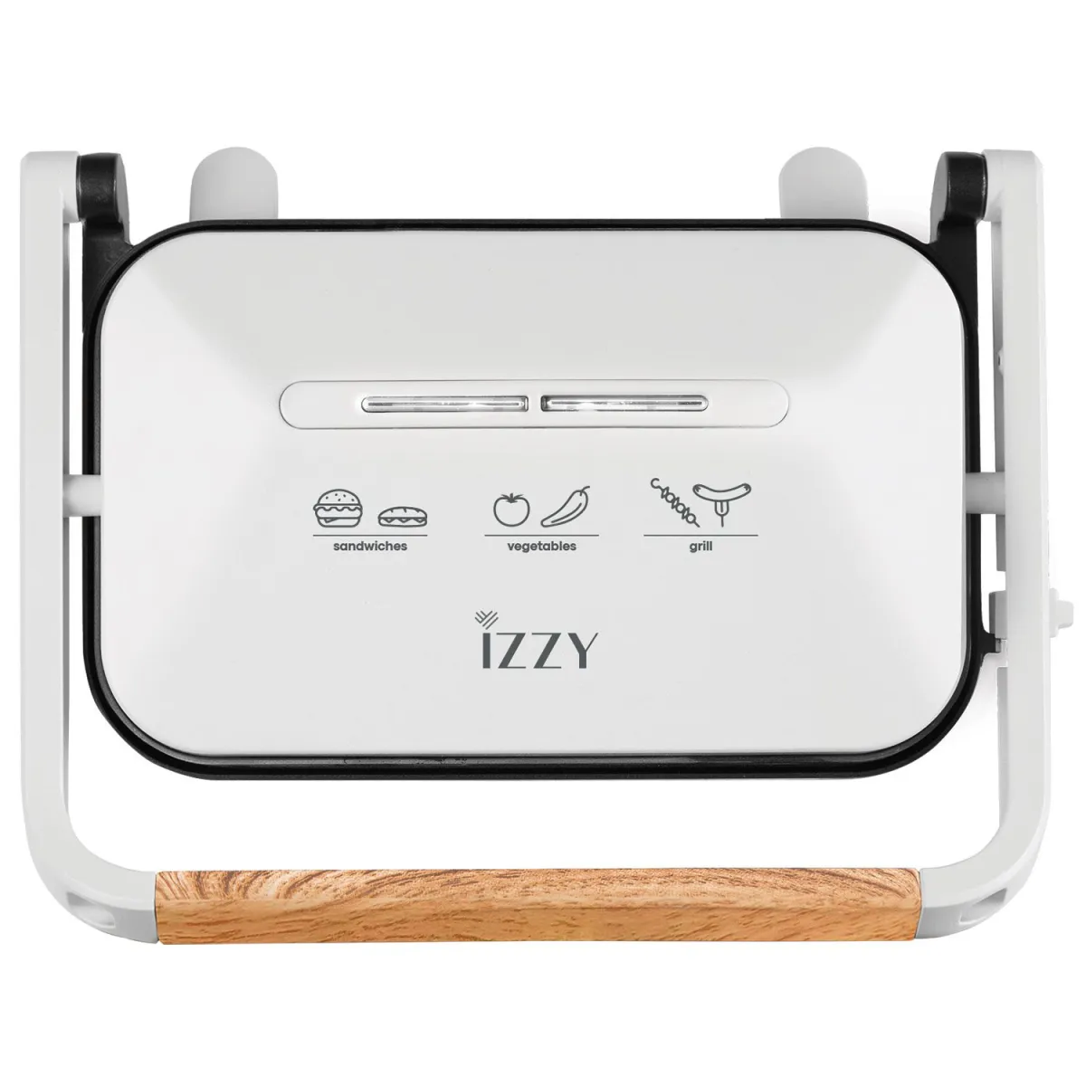 Izzy Σαντουϊτσιέρα IZ-2013 Panini Grill Wooden White