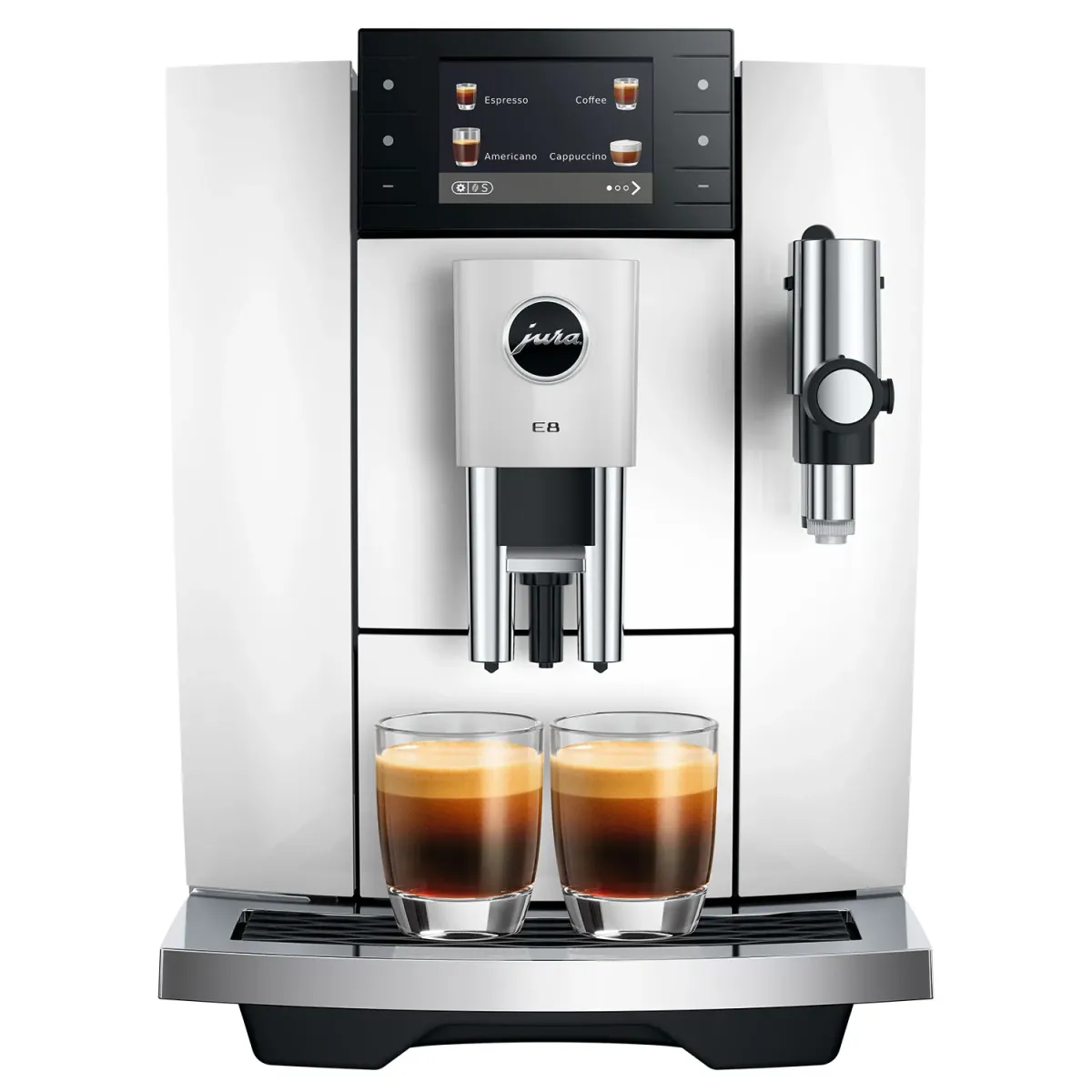 Jura Καφετιέρα Espresso Αυτόματη E8 Piano White (ED)