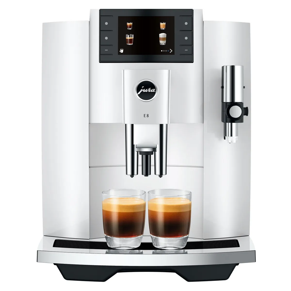 Jura Καφετιέρα Espresso Αυτόματη E8 Piano White