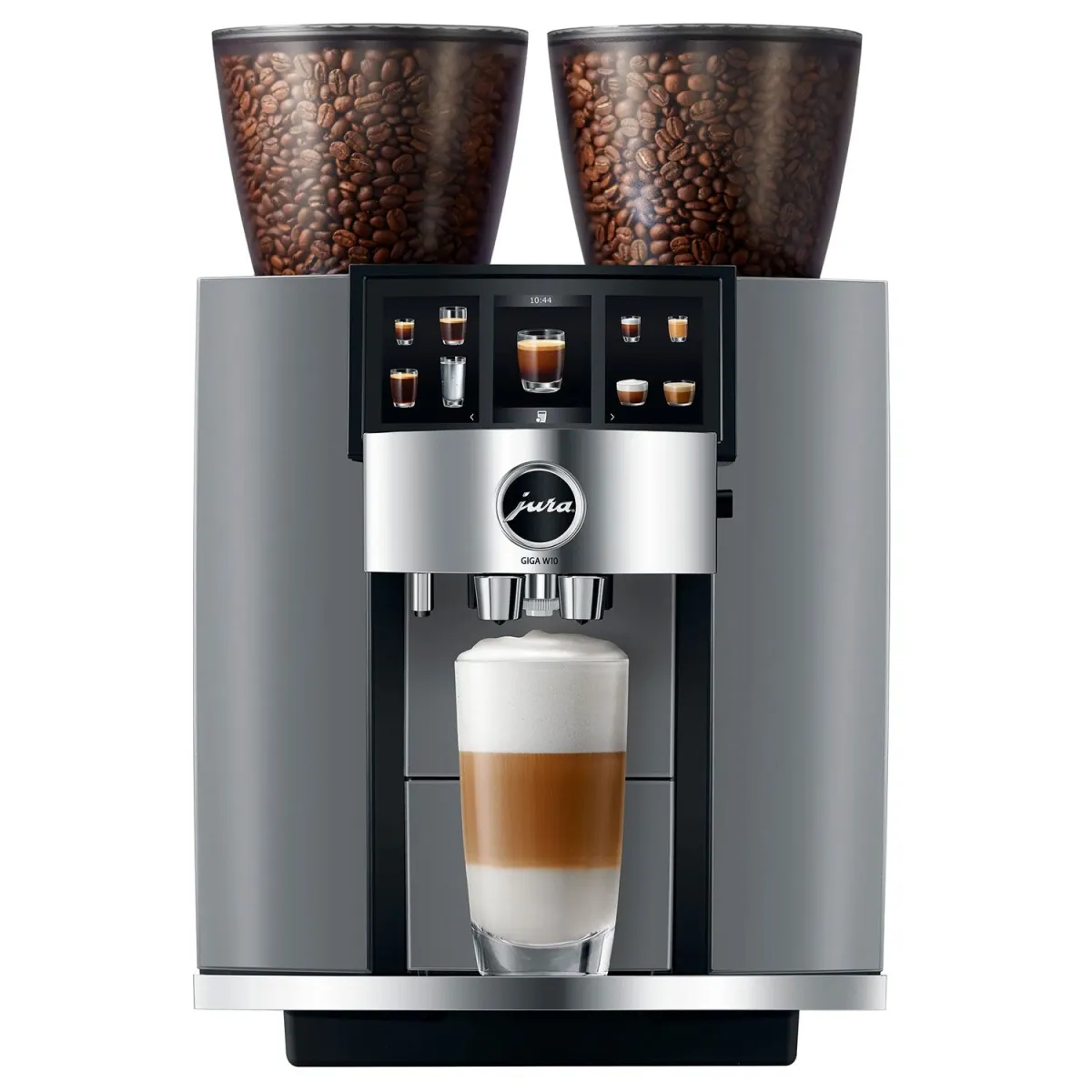 Jura Καφετιέρα Espresso Αυτόματη GIGA W10 Diamond Silver