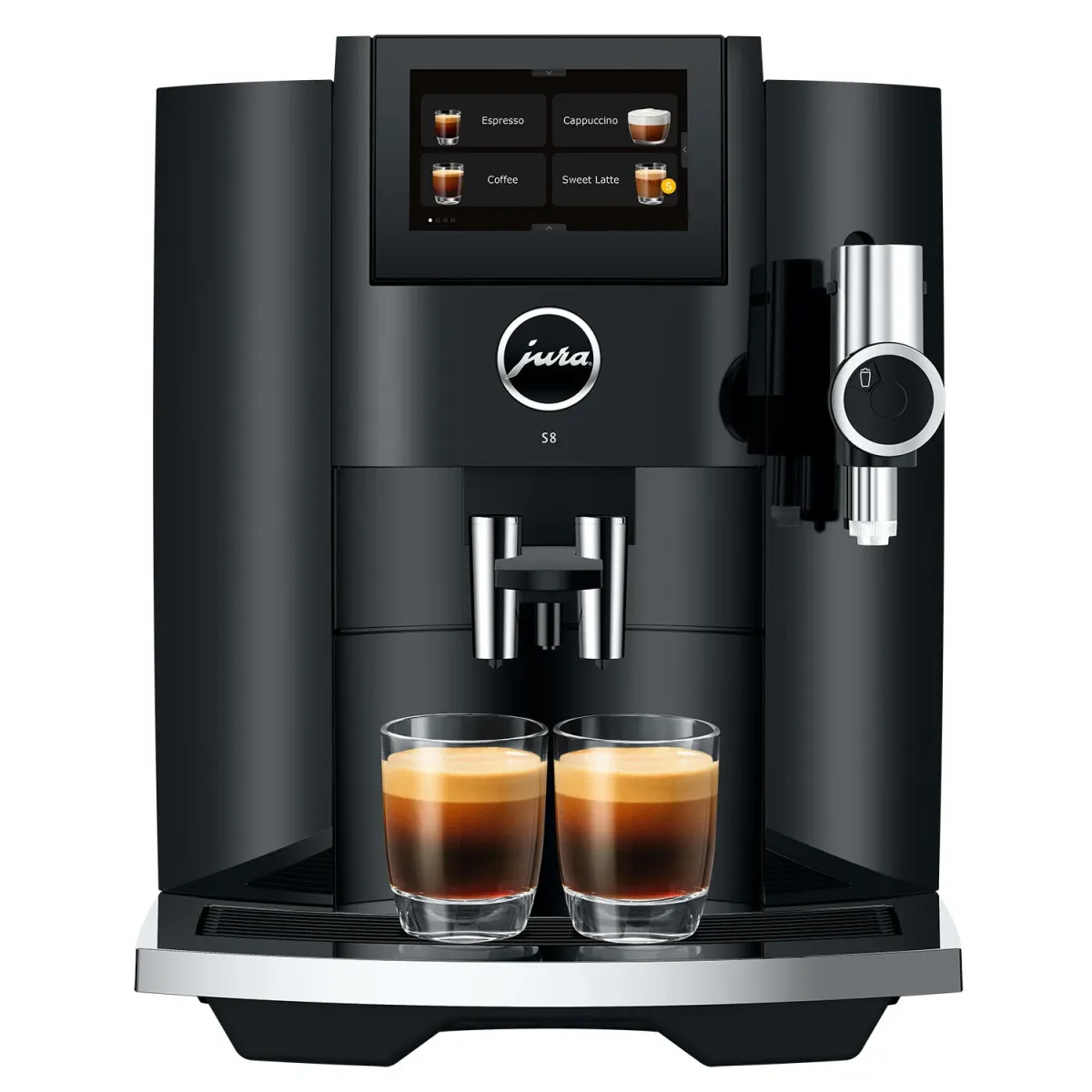 Jura Καφετιέρα Espresso Αυτόματη S8 Piano Blacκ