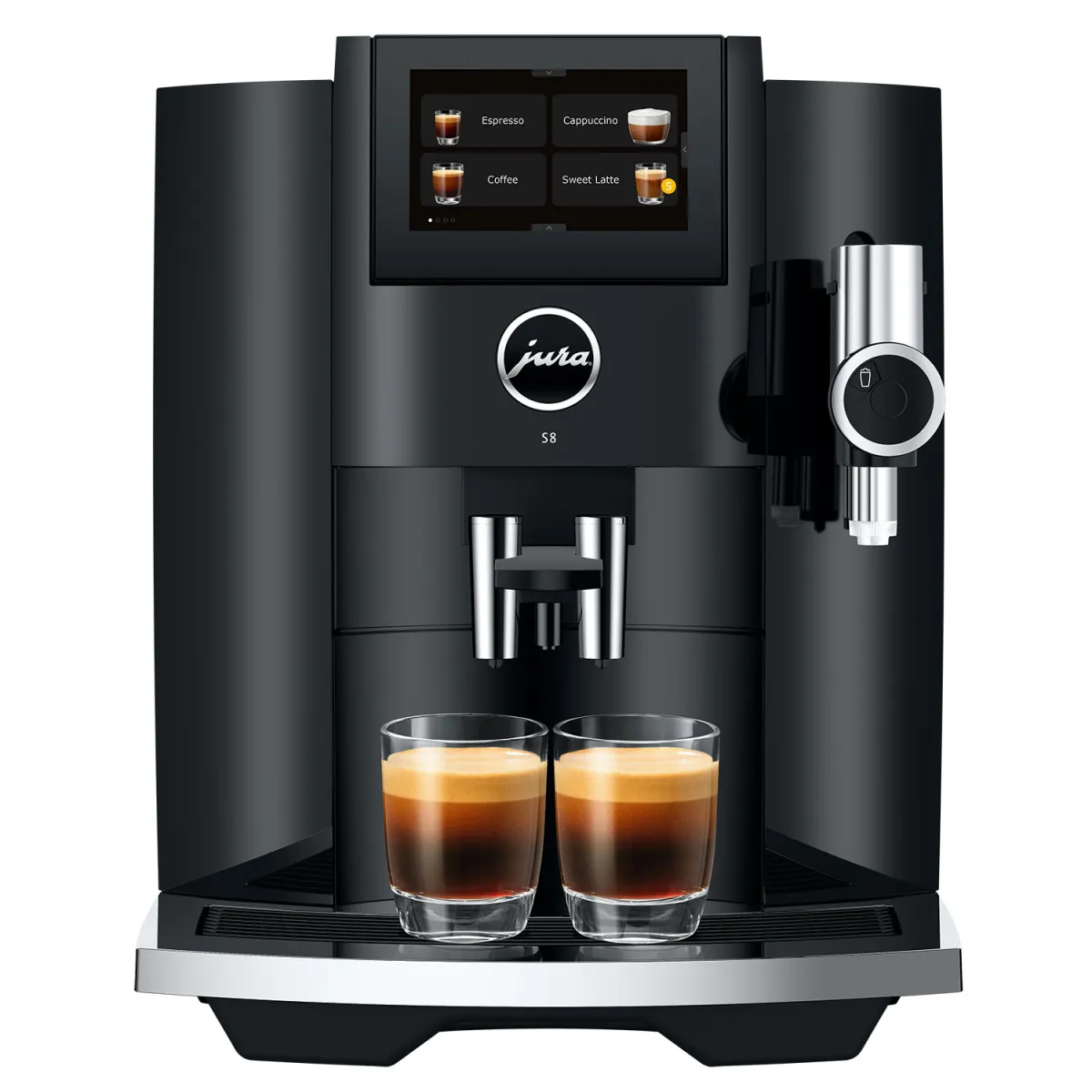 Jura Καφετιέρα Espresso Αυτόματη S8 Piano Blacκ