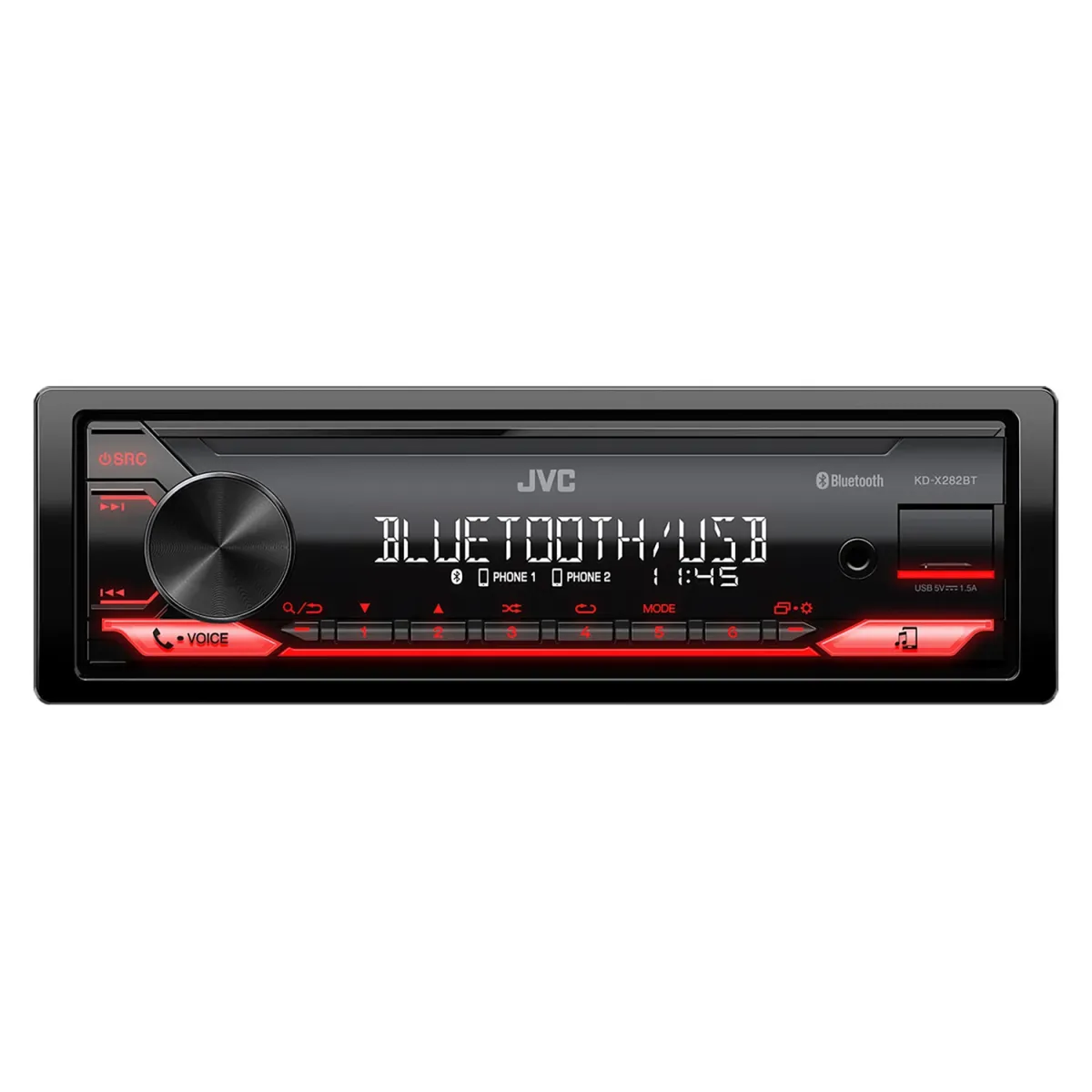 JVC KD-X282BT R-USB BT Red