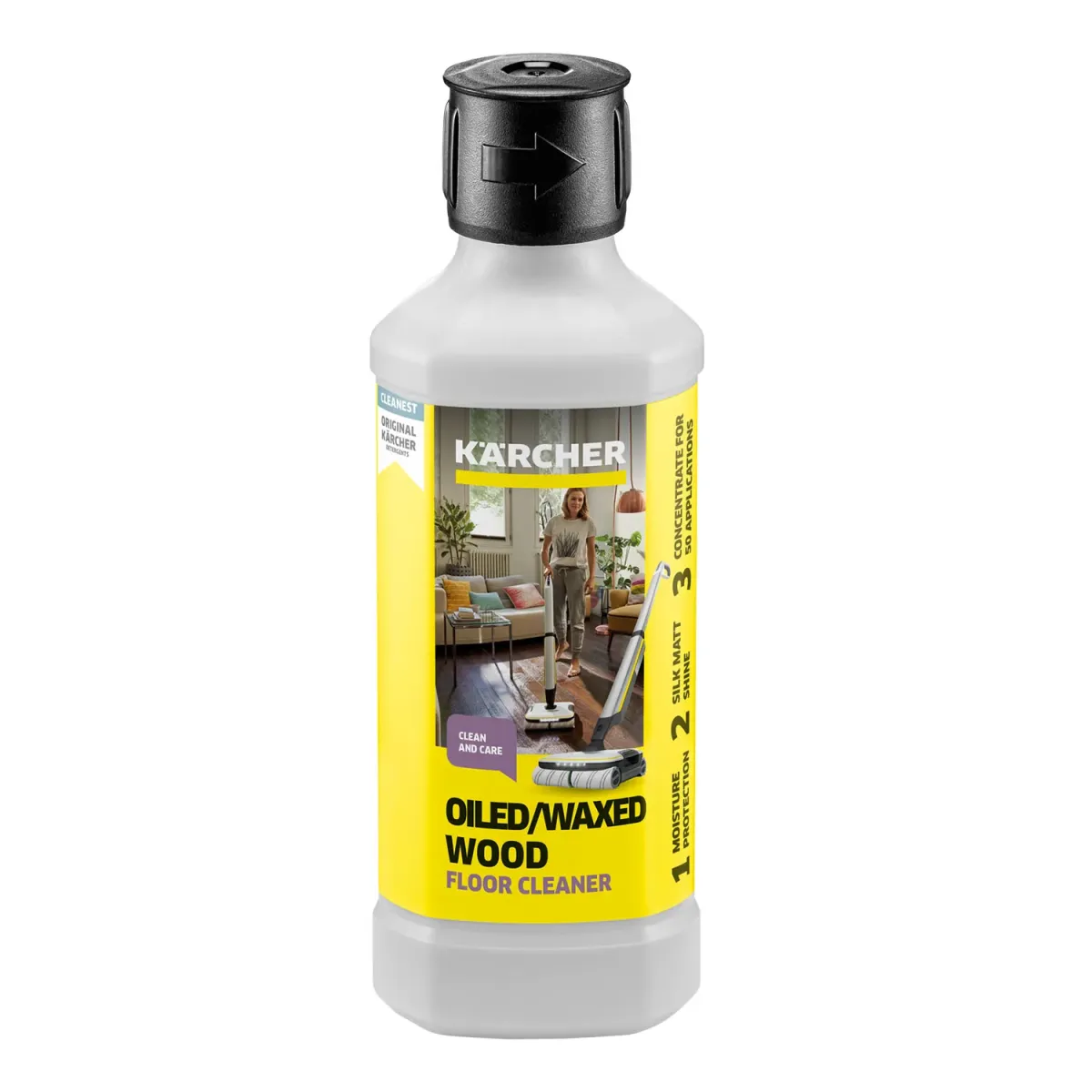 Karcher Καθαριστικό Κερωμένων Ξυλινων Δαπέδων 500ml RM 535