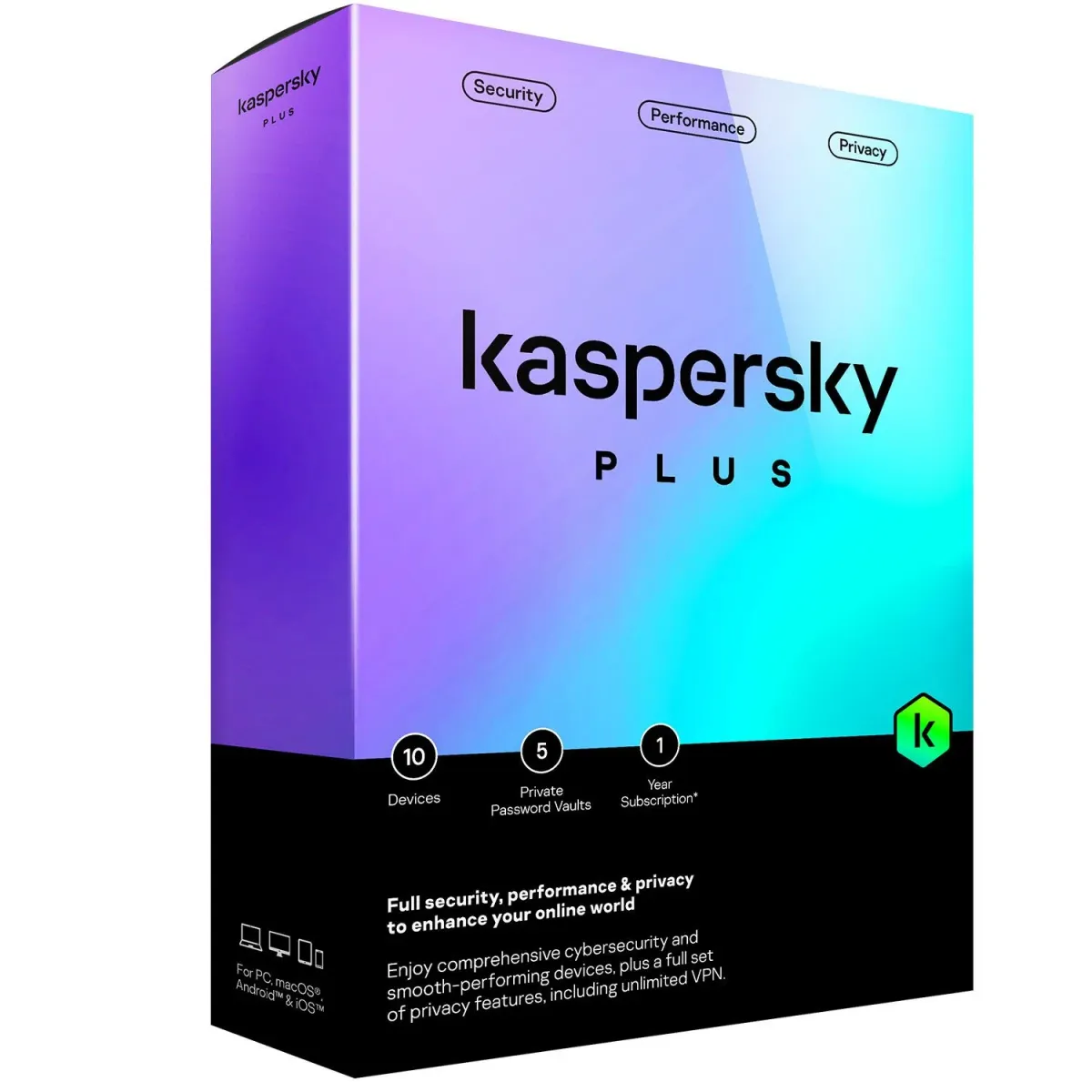 Kaspersky Plus Edition 1 άδεια, 1 έτος