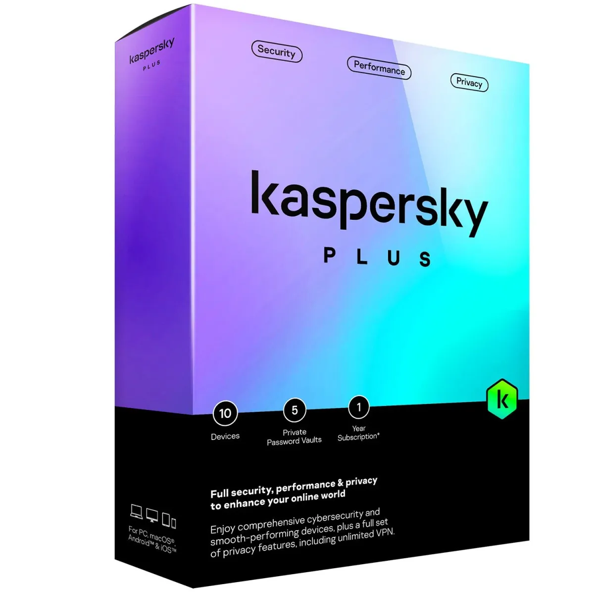 Kaspersky Plus Edition 3 άδειες, 1 έτος