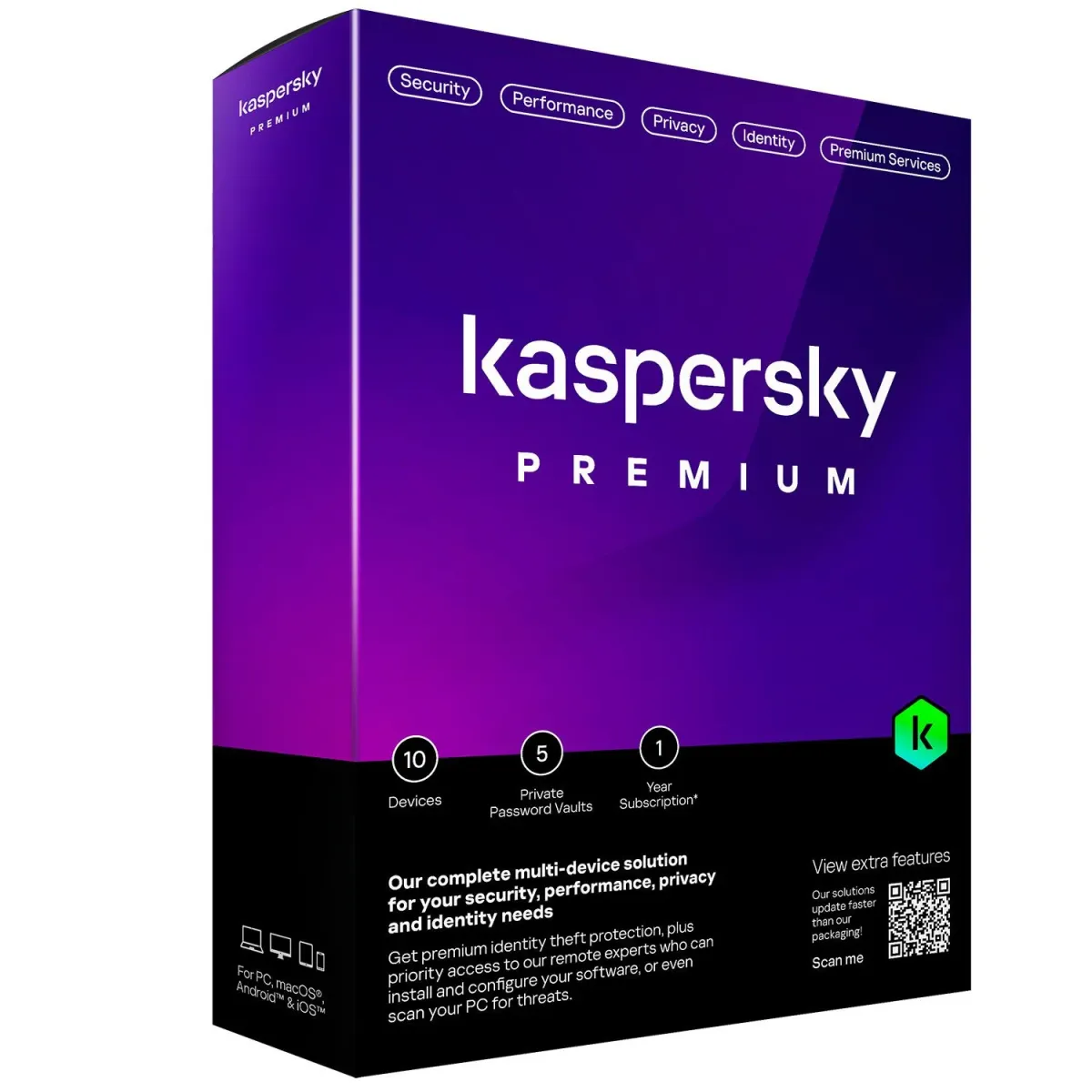 Kaspersky Premium Edition 1 άδεια, 1 έτος