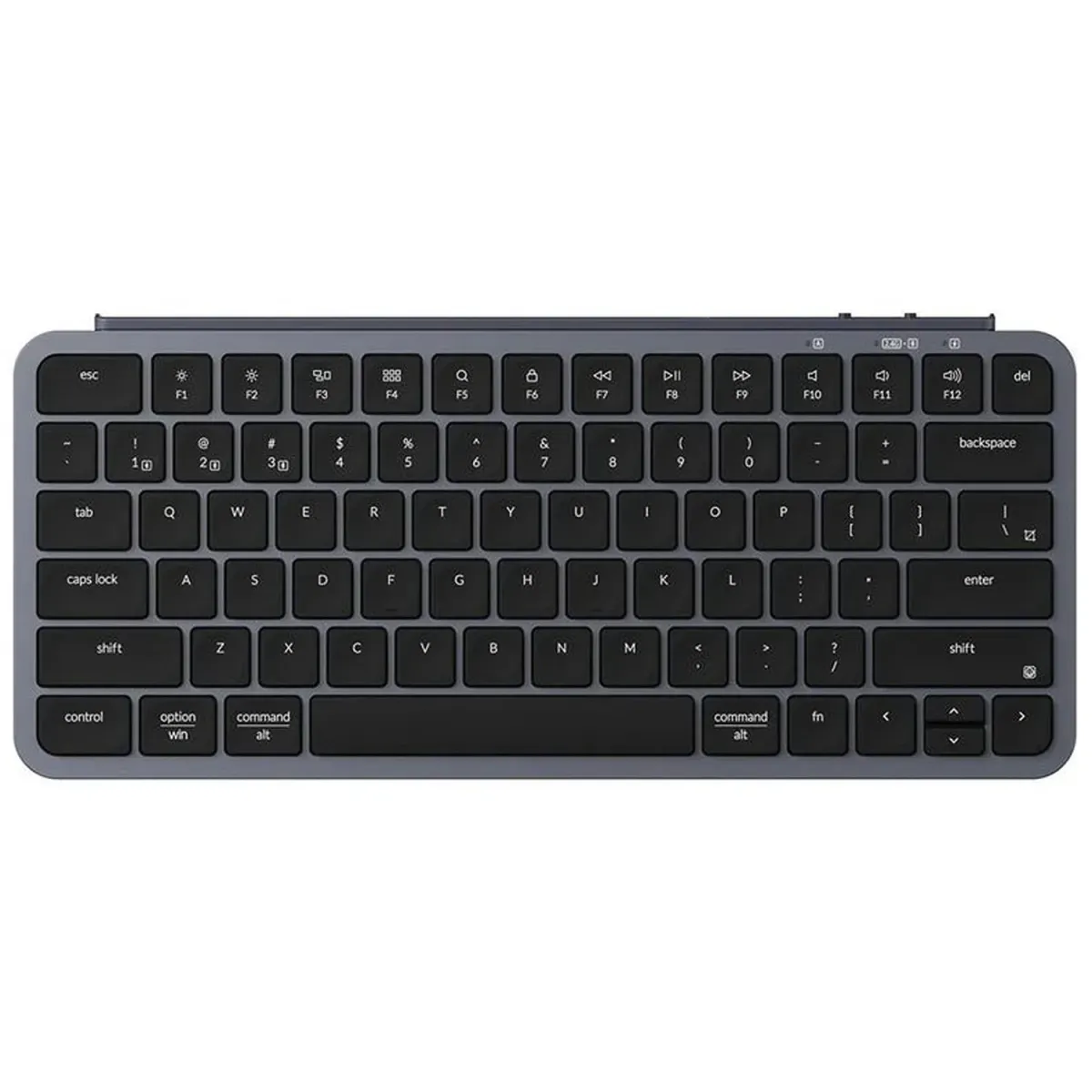 Keychron Πληκτρολόγιο B1 Pro Ultraslim Mini BT Wireless Gray