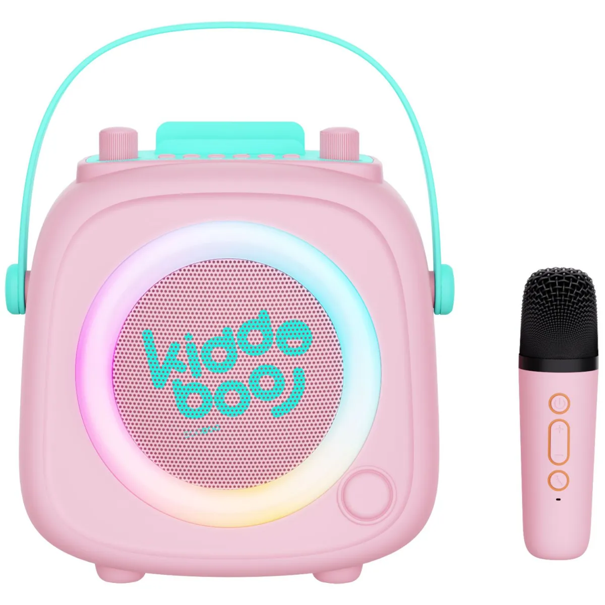 Kiddoboo KidsVoice BT Speaker & Mic Pink