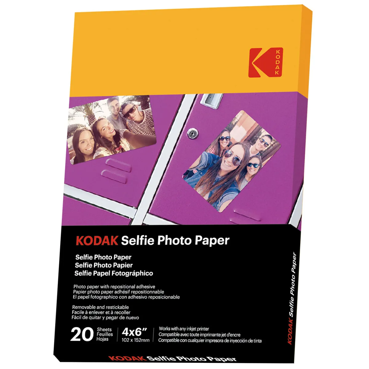 Kodak Χαρτί Selfie Φωτογρ. 10 x 15 cm/20 φύλλα