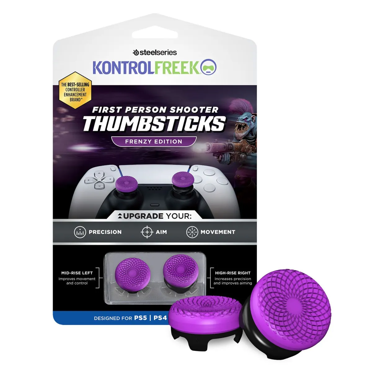 KontrolFreek FPS - Frenzy Purple PS4/PS5