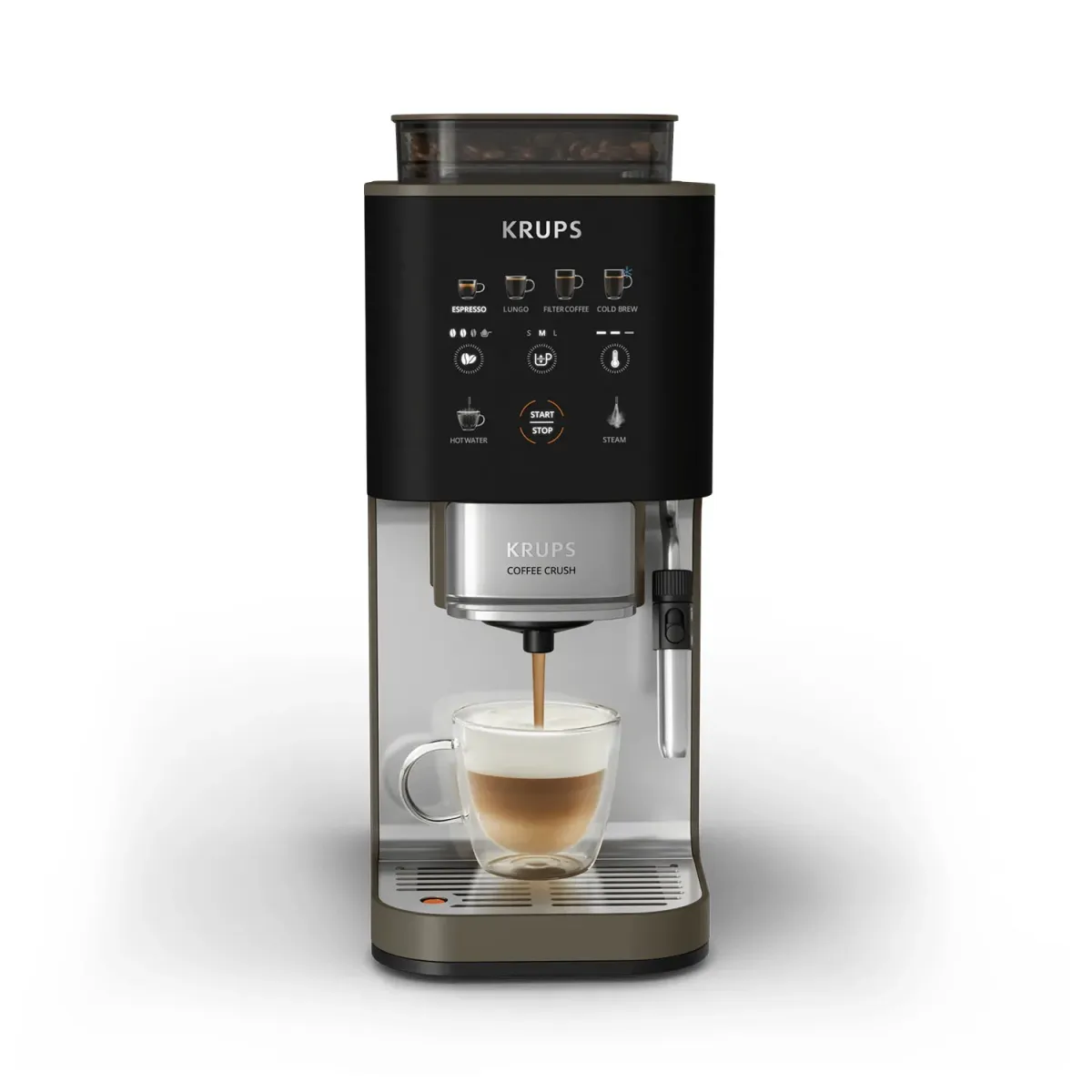 Krups Καφετιέρα Espresso Αυτόματη SA403BE0 Coffee Crush Experience