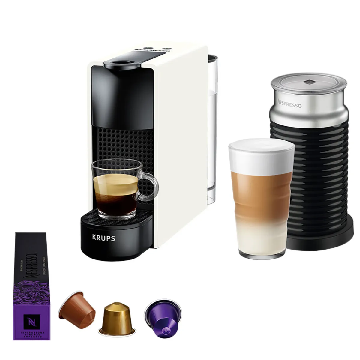 Krups Καφετιέρα Espresso Με κάψουλα XN1111V Nespresso Essenza Mini