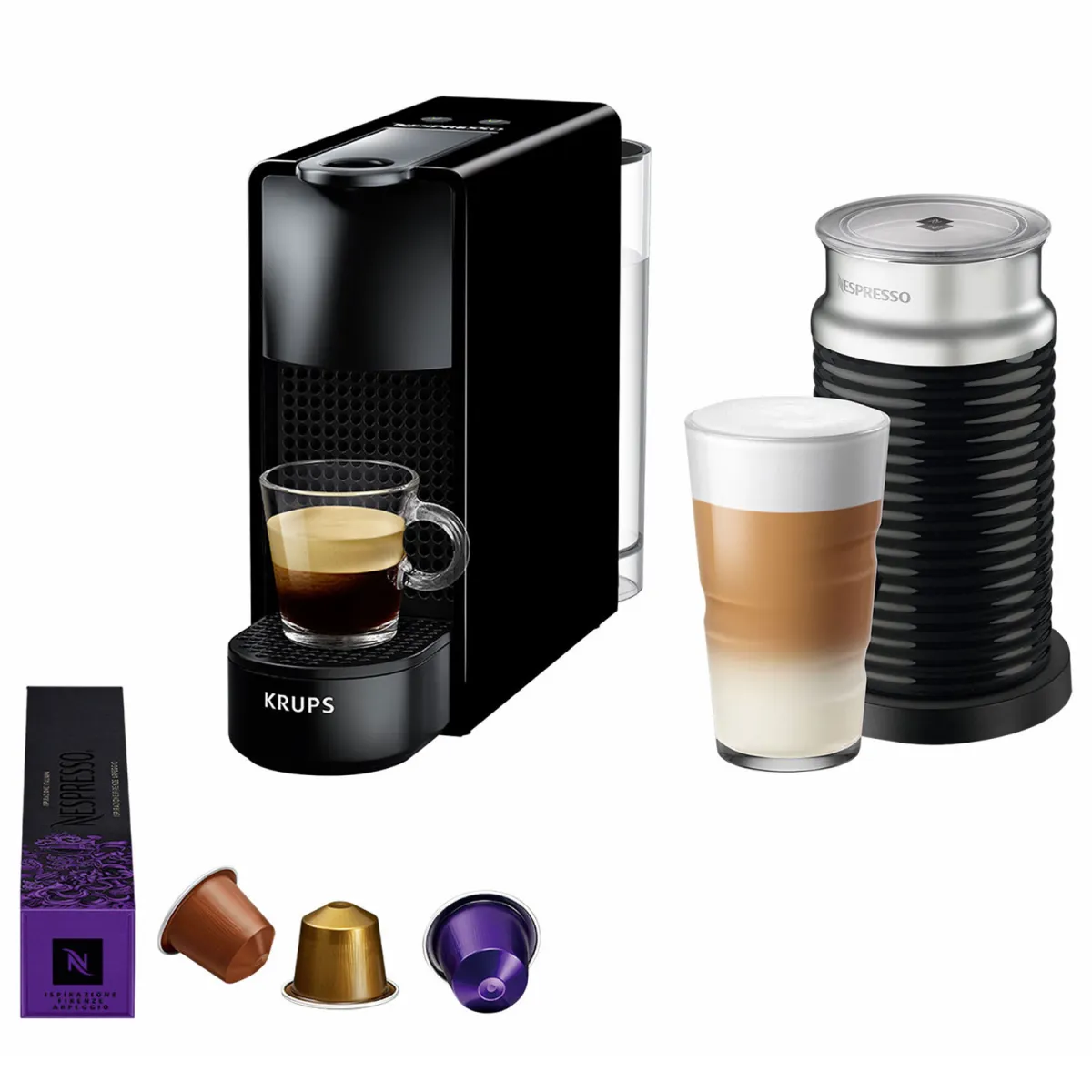 Krups Καφετιέρα Espresso Με κάψουλα XN1118V Nespresso Essenza Mini